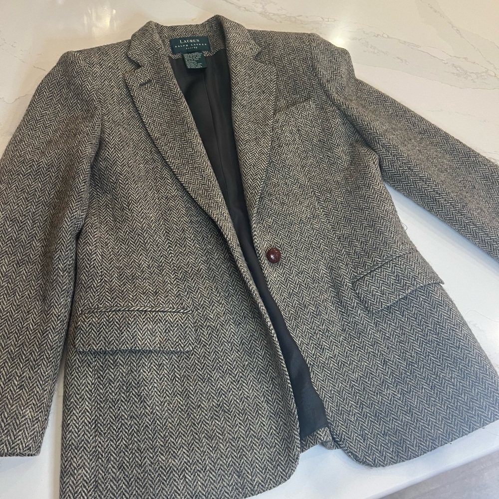 Ralph Lauren petite women’s tweed blazer